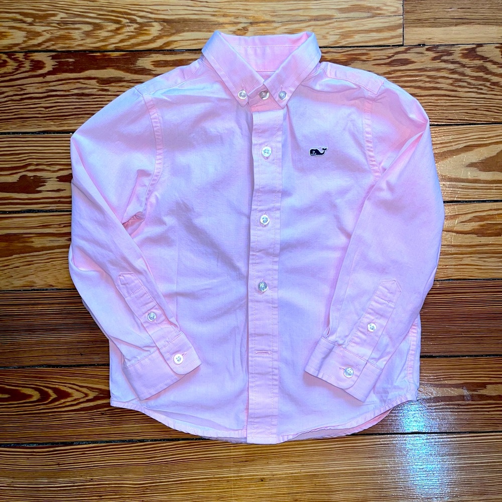 Vineyard Vines Boys Oxford Whale Shirt